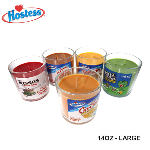 CANDY FLAVORED CANDLE 1CT - ASSORTED COLOR 